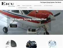 Tablet Screenshot of enginedryingsystem.com